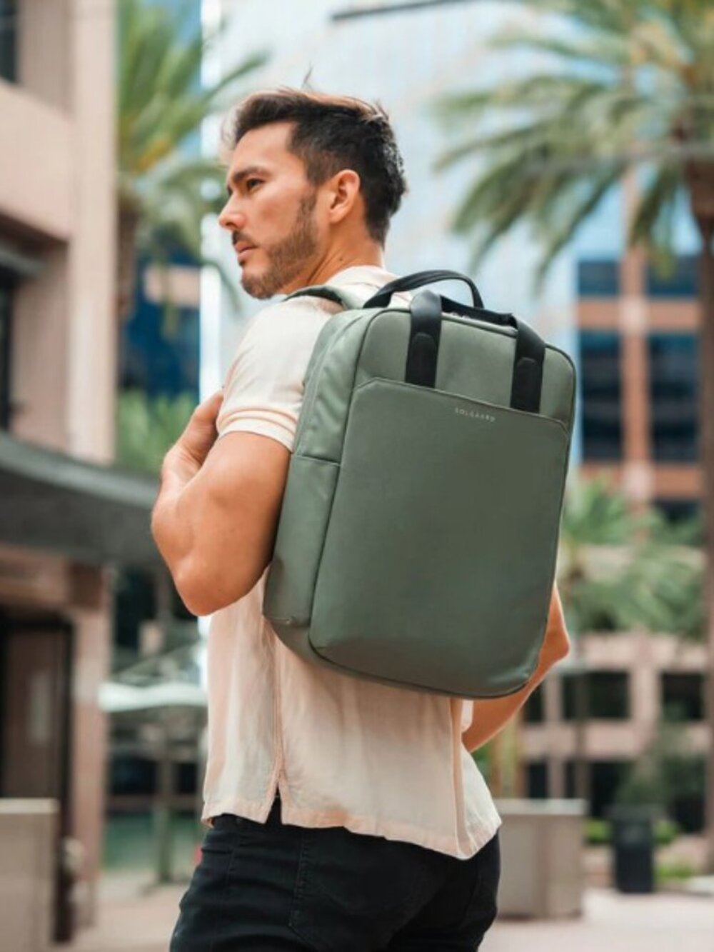 (SW-93) Solgaard The Circular Backpack In Galway Green